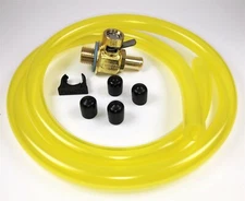 Fumoto F139N Oil Drain Valve - 4 Caps & 3' Pro Flex 3/8" ID Tubing - S/S F109N