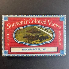 Indianapolis, IN "Souvenir Colored Views" IMS Indy 500 Set of 20 c1920's-30's