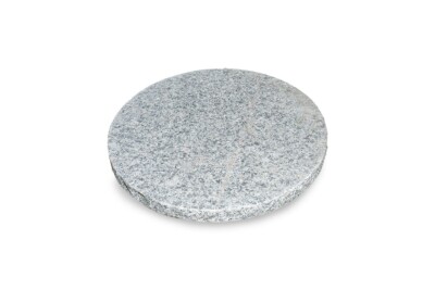 Trittplatte Granit grau rund Step Stone / Tritt / Granit / Gehweg / 40 cm