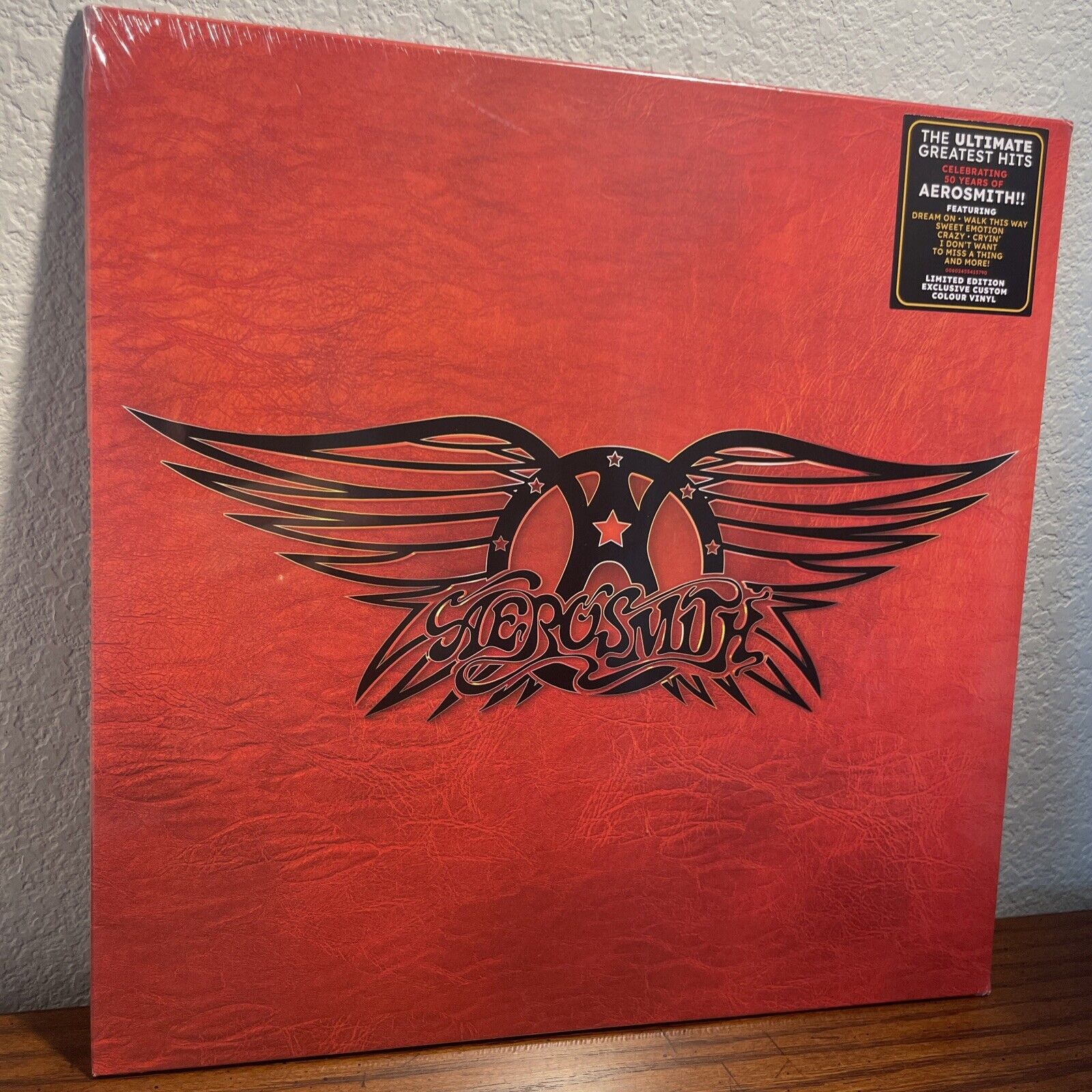 Aerosmith: Greatest Hits Vinyl LP (LIMITED EDITION-COLOUR VINYL) 2023 Europe NEW