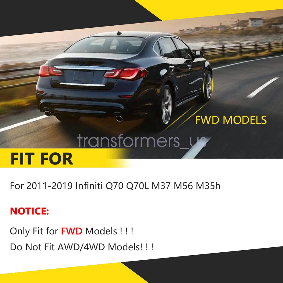 Kit de brazo de control inferior delantero L&R para Infiniti 2011-2019 M37 M56 Q70 Q70L tracción delantera Foto 3 de 4