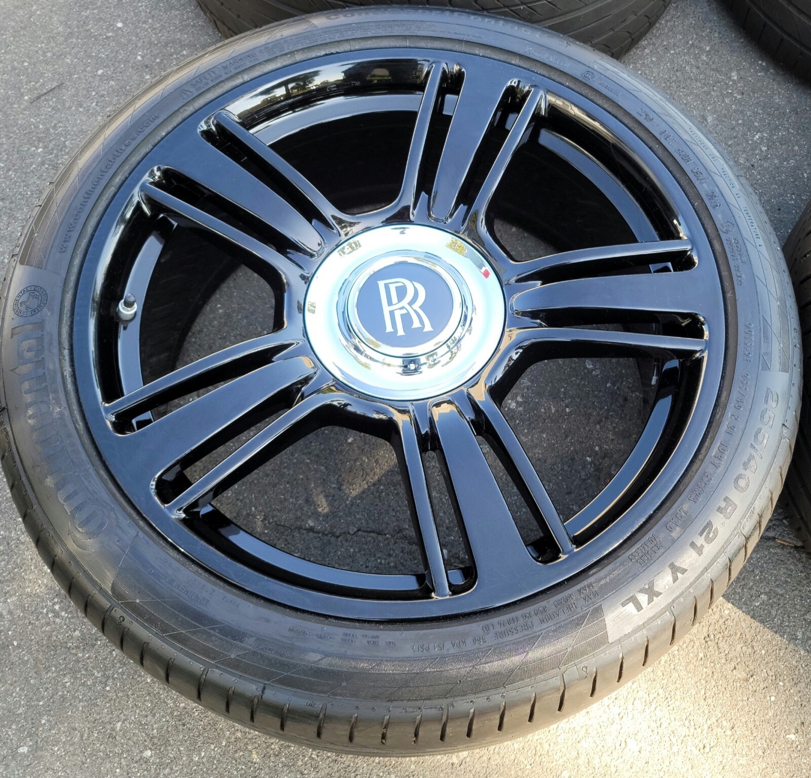 21" OEM FACTORY ORIGINAL ROLLS ROYCE WRAITH DAWN GHOST FORGED WHEELS TIRES
