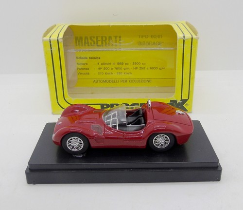 38444 PROGETTO K / ITALY / MASERATI TIPO 60/61 BIRDCAGE ROUGE 1/43 - Picture 3 of 3