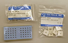 TEM Lift-out Grid Boxes and SEM Stub Holder for clamping grids Ted Pella Pelco