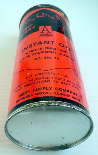 PRODUCTO ANTIGUO, AMES QUICK SPRAY LATA ***** ANTIGUA CAJA LIMPIADORA AMES - Imagen 6 de 7