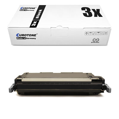 3X Eurotone ECO Toner BLACK Replaces HP Q6470A 501A