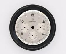 Omega Plateado Cronógrafo Esfera y Manecillas Cal 321 Nuevo de Lote Antiguo Ultra Raro Para Modelo SS 30mm