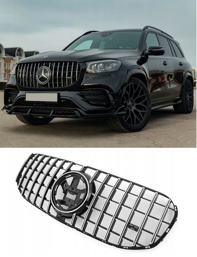 ✅ Grille Panamericana Gt AMG Look Chrome for Mercedes GLS X167 W167 New