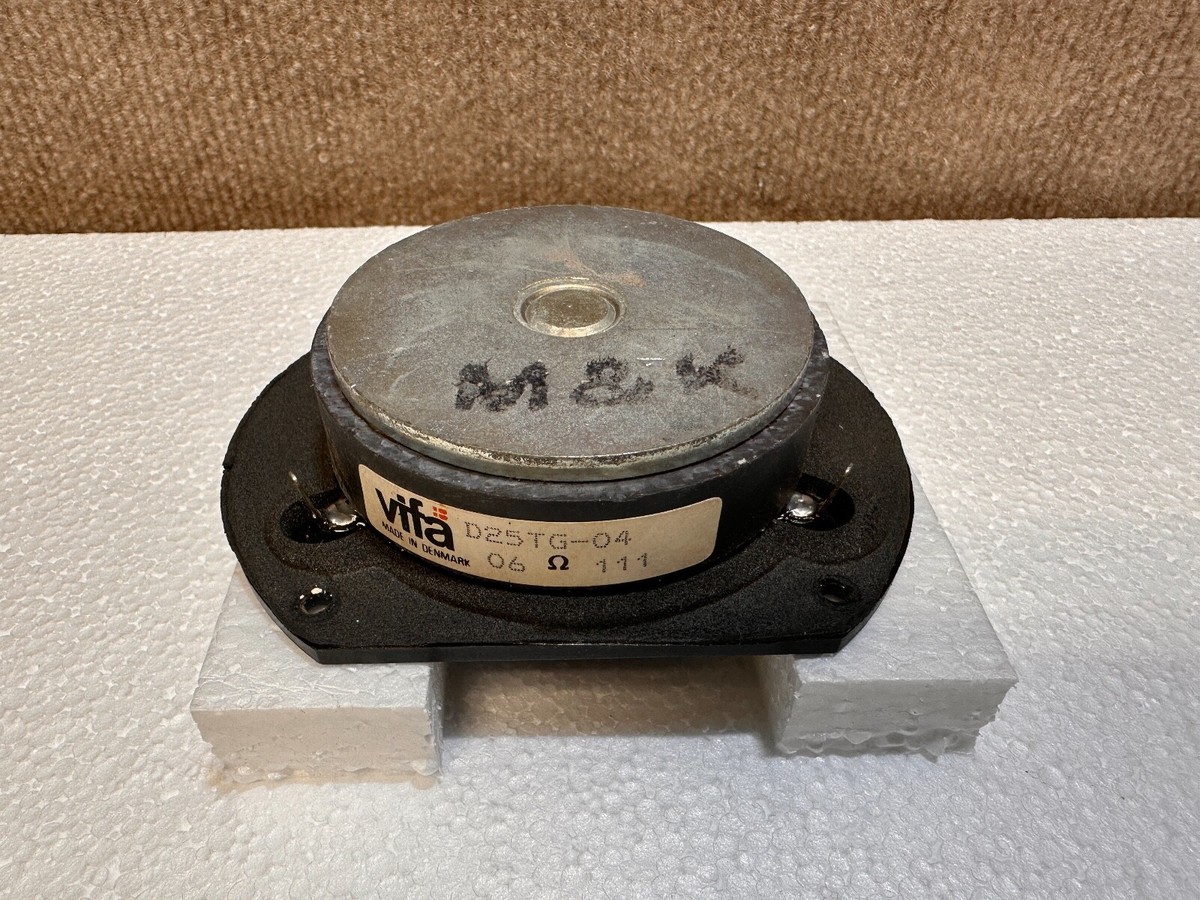Tweeter Vifa D-25 TG-04, 6 Ohm, 1 Pollice, Per Diffusori Miller &amp; Kreisel M&amp;K S-1B S100, Usato