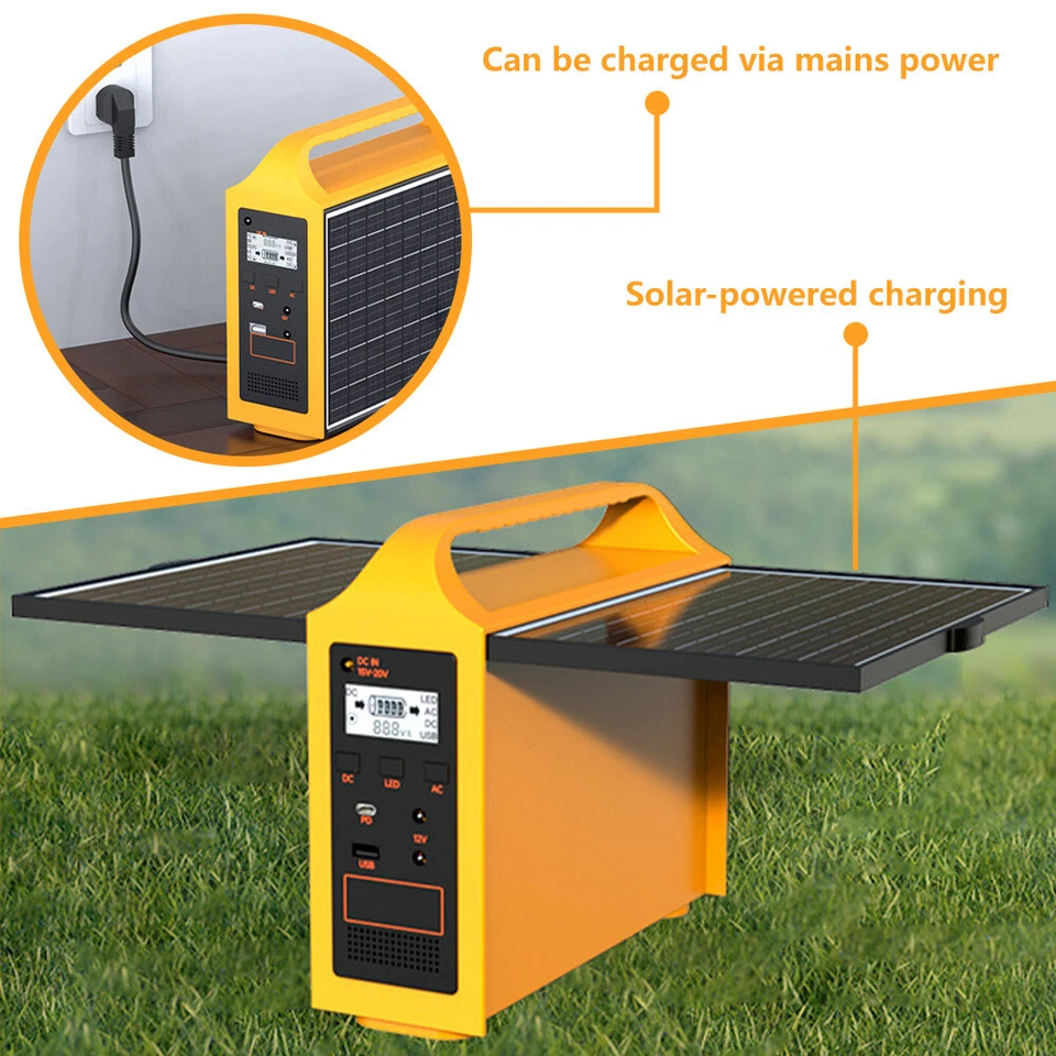 Central Eléctrica Portátil 100W Powerbank 77WH 110V Generador Solar LifePo4 Batería Foto 4 de 4