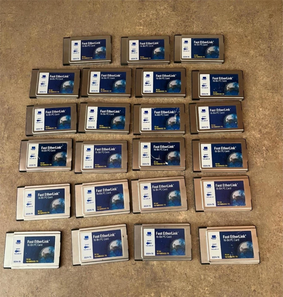 3COM 3C574-TX Fast EtherLink 16-BIT PC CARD 10/100BASE-TX J2-2(1) - Image 2 of 4