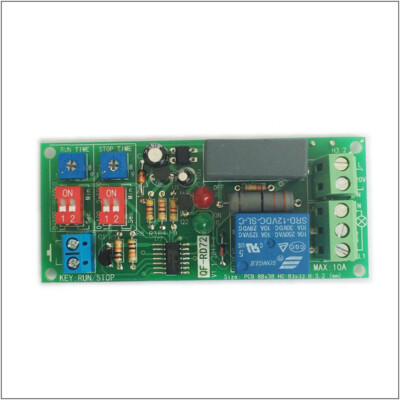 AC 110V-230V Cycle Delay Timer Relay Switch - ON/OFF Timing Module For Lights, Pumps, Fans