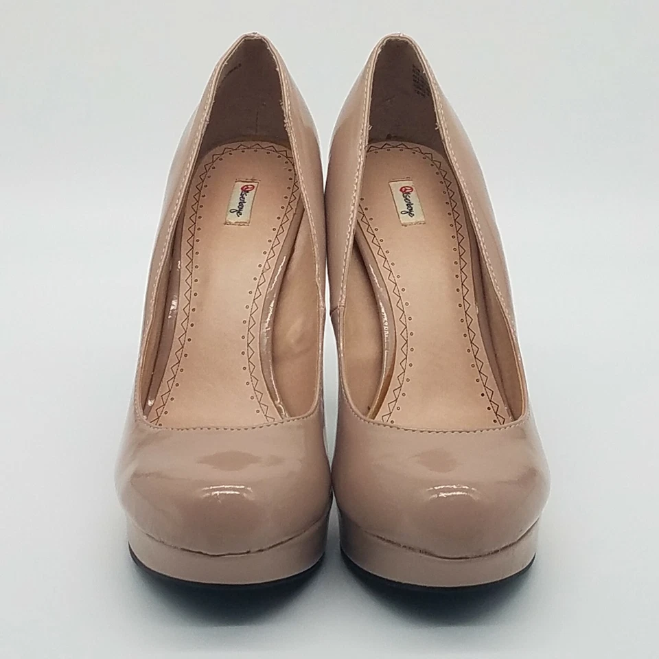 Olsenboye розовый платформе каблуки размер 9,5 М 4» темно-розовый патент искусственной кожи Stiletto - Изображение 2 из 4