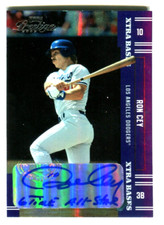 2005 Playoff Prestige Signature Xtra Bases Purple #186 Ron Cey 4/5 A49 120