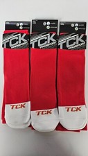 Twin City Knitting PTWT1 Baseball Sock Lot of 12 Large Scarlet Red