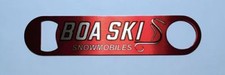 New Stainless Steel Bottle Opener with Vintage BoaSki Snowmobiles Logo