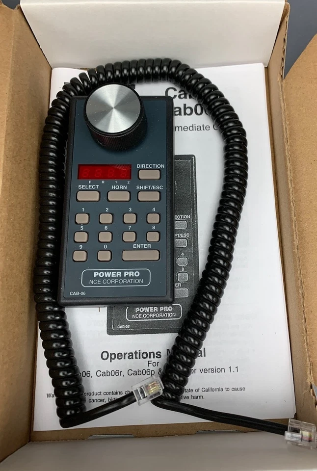 NCE Corporation Cab06R  Wireless Handheld Throttle - Radio Equipped NIB! - Image 2 of 4