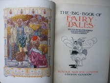 BIG BOOK OF FAIRY TALES Walter Jerrold 1st ed 1911 Illustrated Charles Robinson