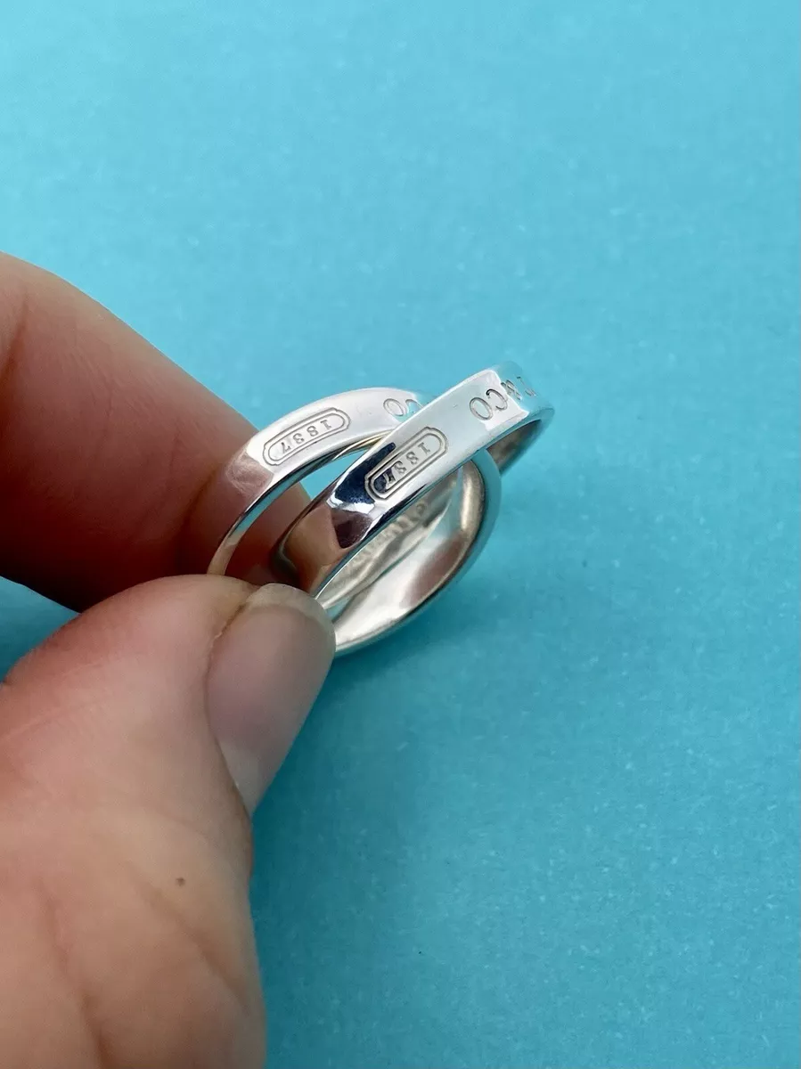 Tiffany 1837 interlocking sale ring