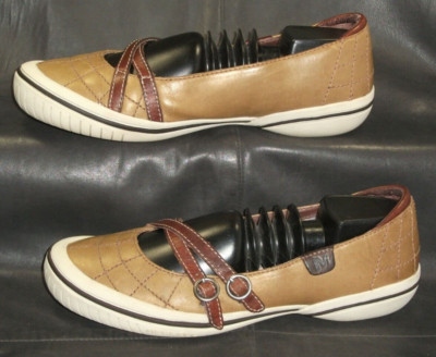 Merrell Zodiak Golden Women's taupe/brown leather Mary jane pump shoes size US 7