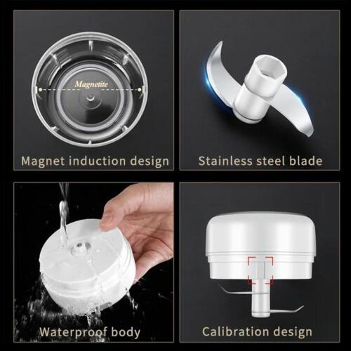 250ml Electric Garlic Chopper - Sturdy Meat Grinder & Durable Masher Tool - Picture 12 of 25