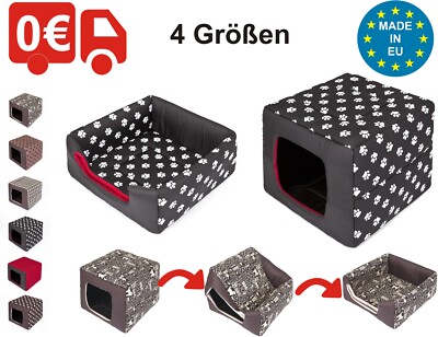 Butterfly 2in1 Hundehütte Hundebett Hundeliege Beruigungsplatz Hundehöhle Hütte
