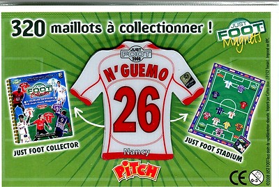 Aimant France Foot 2008 N°04 (Nancy) - Malonga - Collection Foot