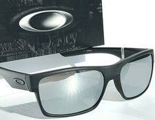 NEW Oakley TWO FACE Steel Black POLARIZED Galaxy Chrome Mirror Sunglass 9189