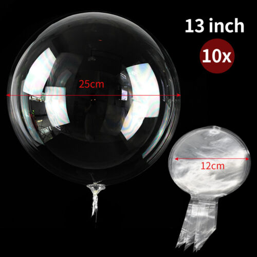10PCS Clear Round Giant Jumbo Large Bubble Balloon Party Wedding Birthday Bobo - Picture 14 of 19