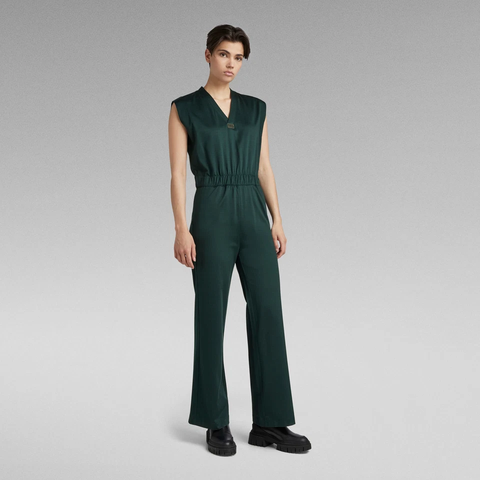 G-Star Damen Jumpsuit Wide Leg v Jumpsuit Womens Laub Grün Overall Größe: S - Bild 2 von 4