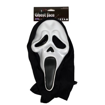 NEW AUTHENTIC Ghost Face Scream Movie Mask Fun World Easter Unlimited 2022