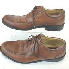 Chaps 96-26852 Brown Oxfords Tie Lace Dress Shoes Leather Mens 13M.