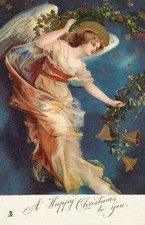 Beautiful Christmas Angel with Bells