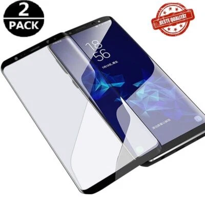 BOOS24 2x Samsung Galaxy S8 S9 S10 + Plus 3D Panzerfolie 9H Hart Schutzglas Full Screen