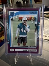 2024 Panini Donruss - Rated Rookie Chop Robinson #351 Purple Press Proof (RC)