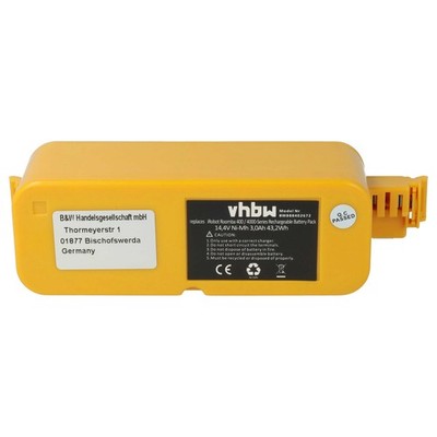 Akku für iRobot Roomba Discovery 400 5250 4905 5105 5210 4978 3000mAh 14,4V