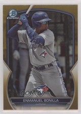 2023 Bowman Draft Chrome Gold Refractor /50 Enmanuel Bonilla #BDC-195 0o48