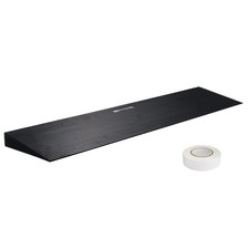 VEVOR 1.6" Rise Rubber Threshold Ramp for Doorways, 35.4" Wide, Cuttable