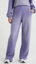 Aviator Nation Wide Leg Pocket Sweatpants Faded Grape Size - M