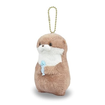 NEW Amuse AMUFUN Kawauso Usoyan Otter LMC Fish Mascot Keychain | eBay