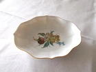 Seltene Meissen  Blattschale Obstdekor   1. Wahl 15,3x12cm
