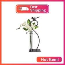 Marbrasse Plant Propagation Station, Plant Terrarium with Tubes Glass Vase, Desk