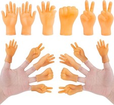 30 PCS Tiny Finger Hands, Mini Rubber Finger Puppets Funny Little Small Hands...