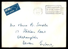 Mayfairstamps New Zealand 1979 Christchurch to Devon England Paid Cover aaw_7656