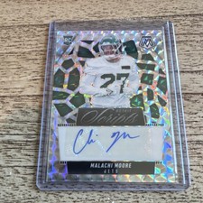 Panini 2025 Mosaic Malachi Moore Rookie Scripts Autograph New York Jets RS-MME
