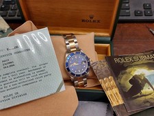 Rolex 16613 bluesy Sub-Mariner 1990 ( A lovely example with purpling dial )