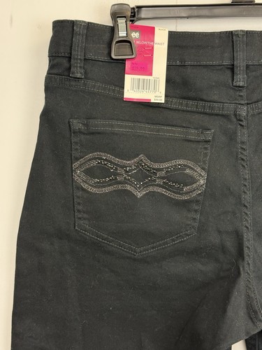 Lee Comfort Shorts Damen 10M unterhalb der Taille Bermuda 9" verzierte Taschen - Bild 5 von 6