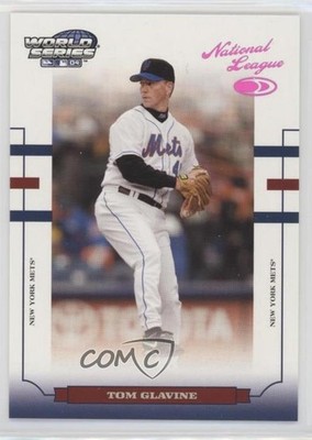 2004 Donruss World Series Purple Holofoil 100 30/100 Tom Glavine #WS-118 HOF s1i