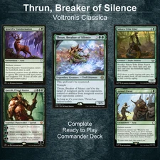 Thrun, Breaker of Silence Magic Gathering Commander Green Voltron Deck EDH