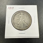 1919 U.S. Liberty Walking Half Dollar 50c - Low Mintage / Original - No Reserve!